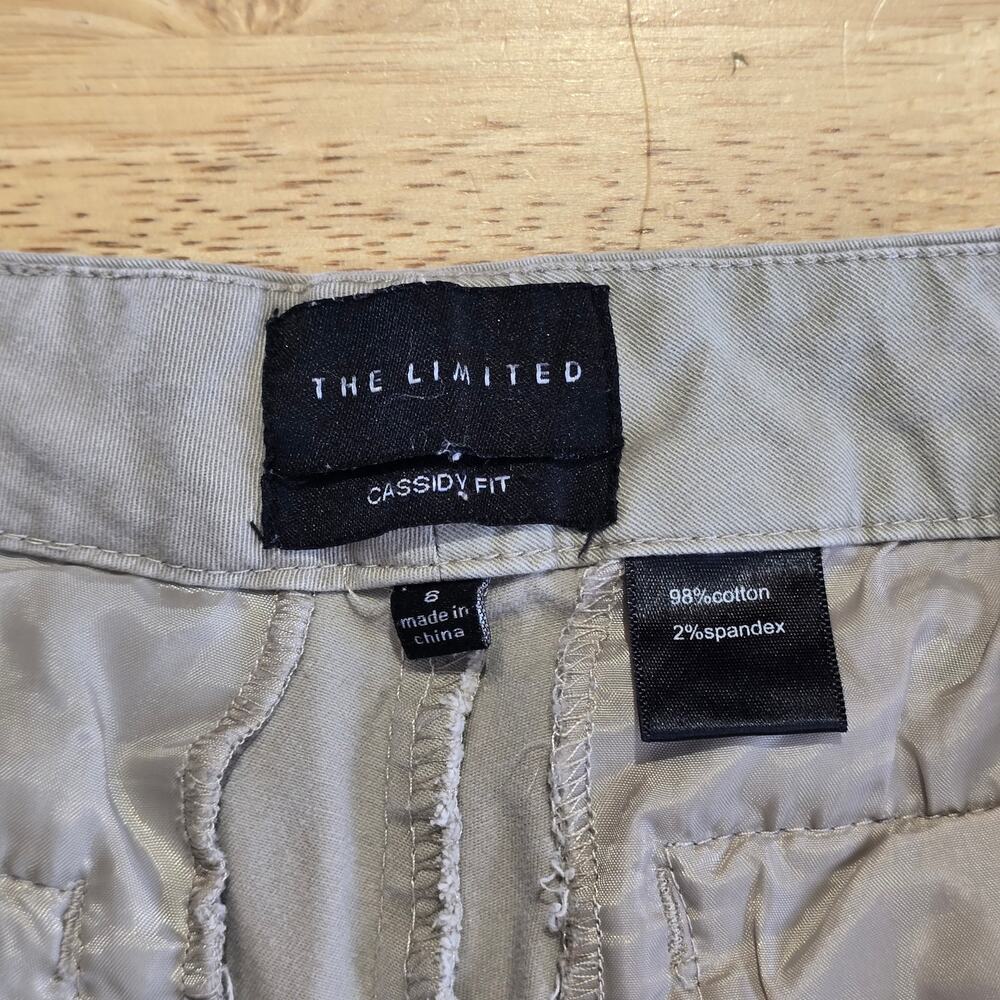 The Limited Cassidy Fit Khaki Capri Pants Womens Size 8 - Picture 3 of 8